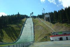 Der Blick auf den unteren Teil der Schanze.